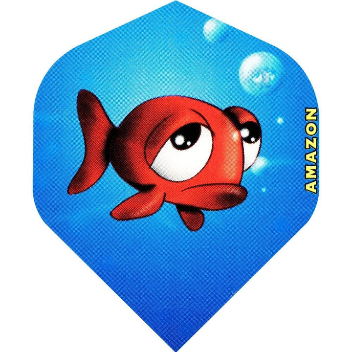 *Dart Flights - Amazon 3D Life - Extra Strong - Std - Fish