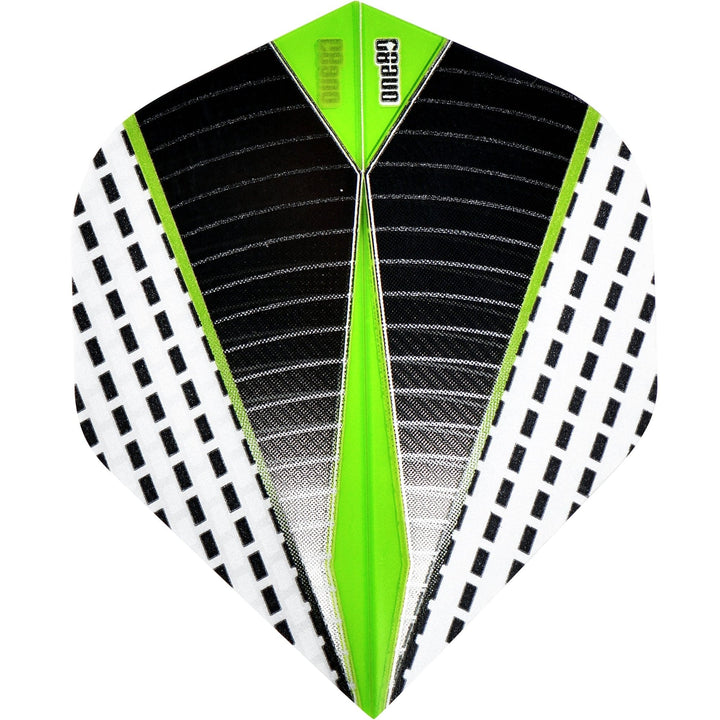*One80 Daze Dart Flights - 100 Micron - No2 - Std - Grey Green
