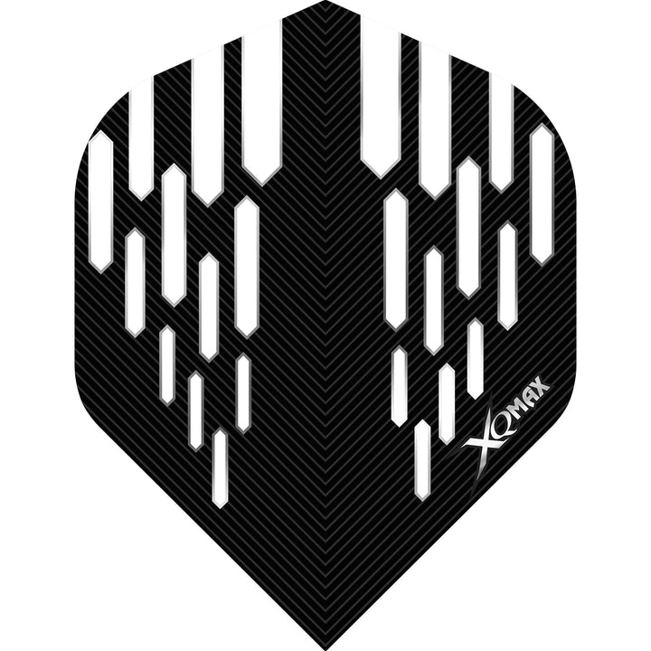 *XQMax Dart Flights - Max Flight - 100 - No2 - Std - Contour White