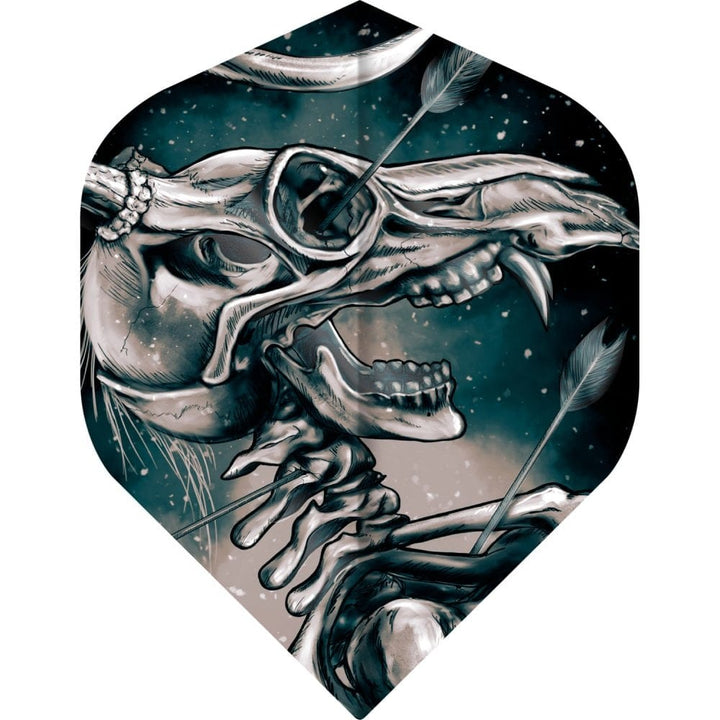*Designa Horror Show Dart Flights - No2 - Std - Deer Skull