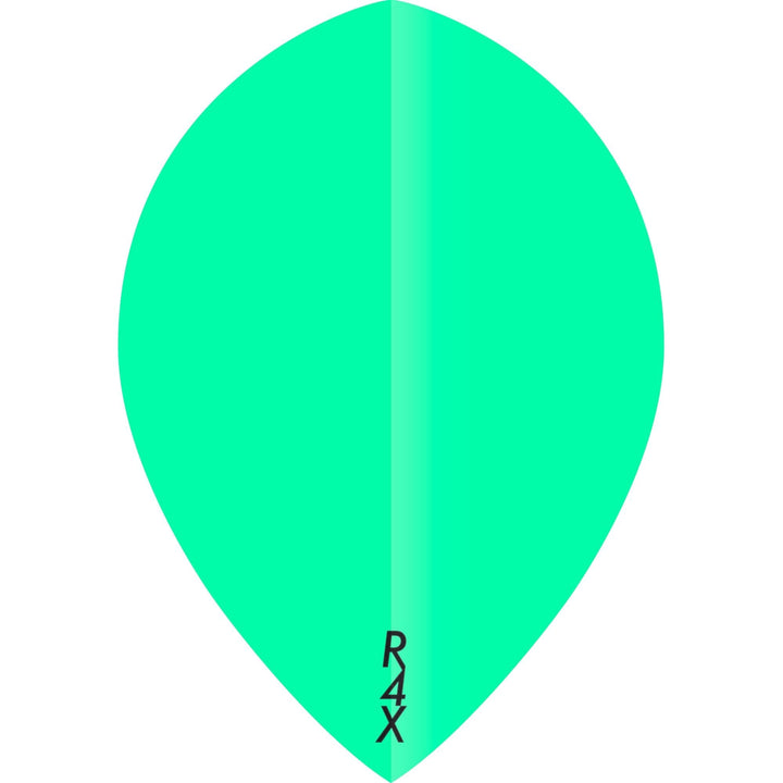 *Ruthless R4X - Solid - Dart Flights - 100 Micron -  Pear Fluro Green