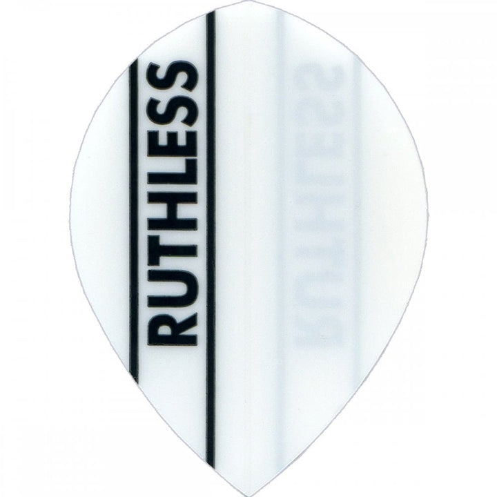 *Ruthless - Solid Panel - Dart Flights - 100 Micron - Pear White