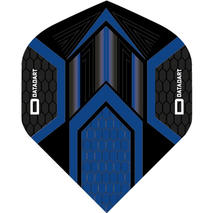 Datadart Dart Flights - Hex - No2 - Std - Black Black Blue