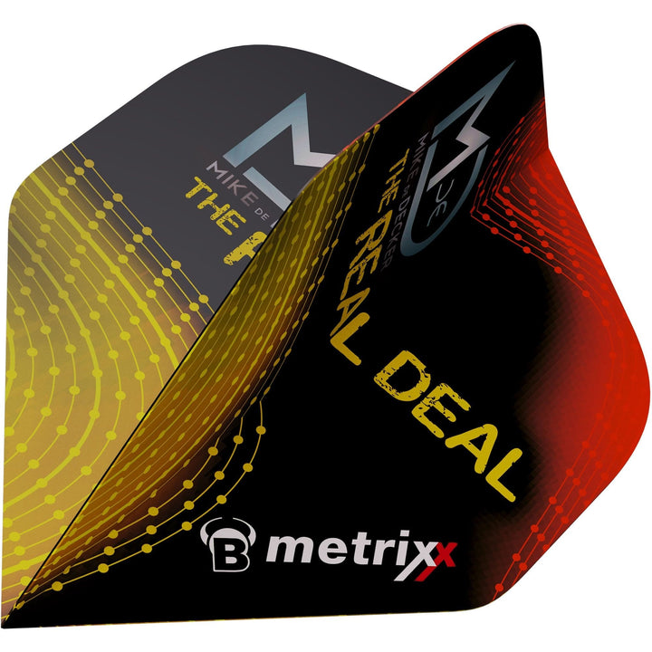 *BULL'S Metrixx Dart Flights - 150 Micron - A-Std - Mike De Decker