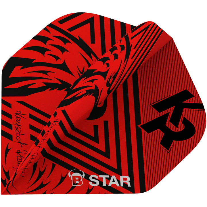 *BULL'S B-Star Dart Flights - 100 Micron - A-Std - Krzysztof Ratajski - Scoremaster