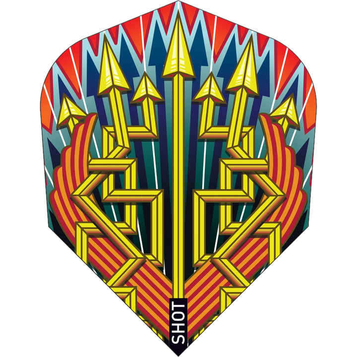 *Shot Dart Flights - 100 Micron - Std - No6 - Roman Empire - Legion