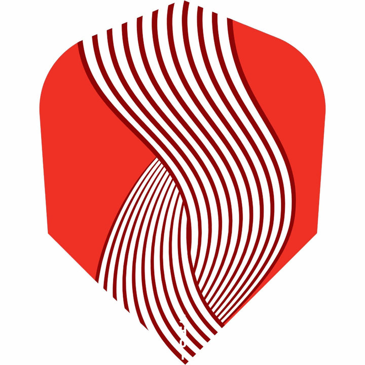 *Shot Dart Flights - 100 Micron - Std - No6 - Zen - Kyudo - Red