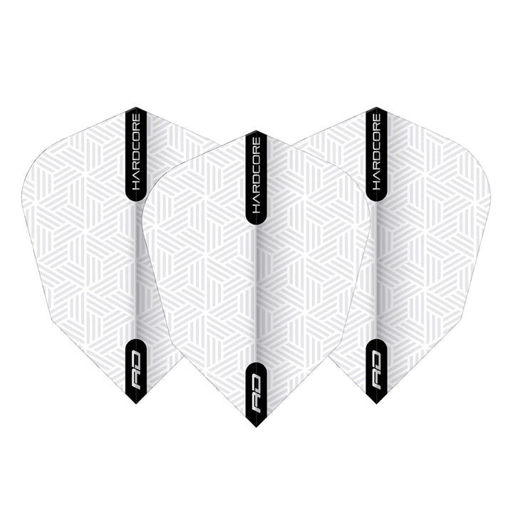 White V-Standard Dart Flights by Red Dragon