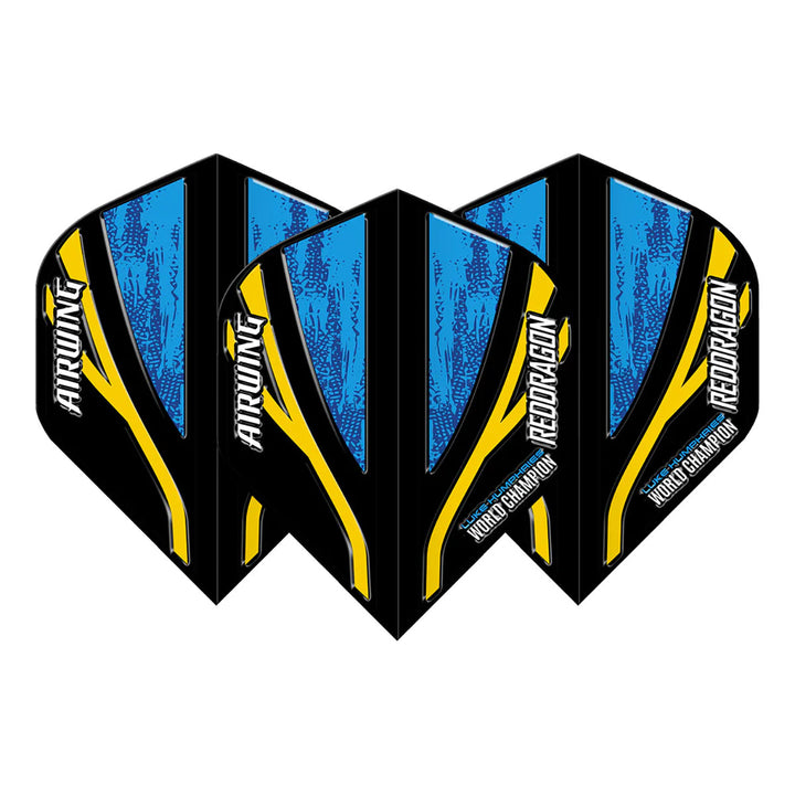 Airwing Luke Humphries World Champion Black Standard Dart Flights by Red Dragon