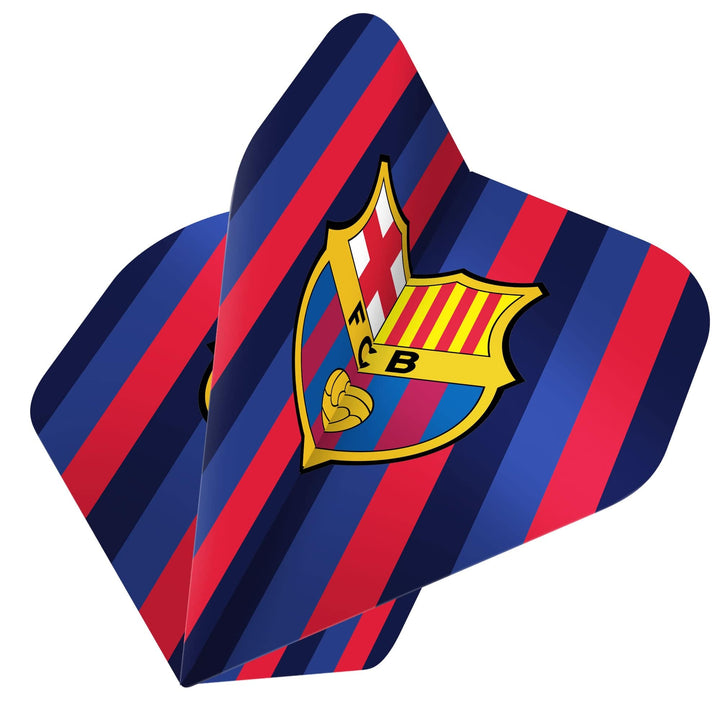 *FC Barcelona - Official Licensed BARÇA - Dart Flights - No2 - Std - F1 - Striped with Crest