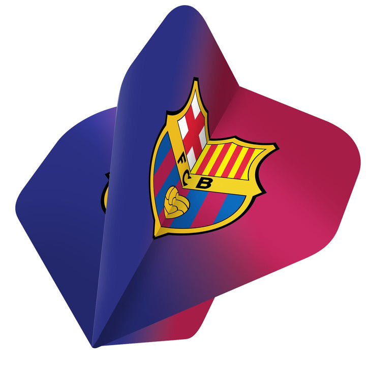 *FC Barcelona - Official Licensed BARÇA - Dart Flights - No2 - Std - F3 - Shaded with Crest