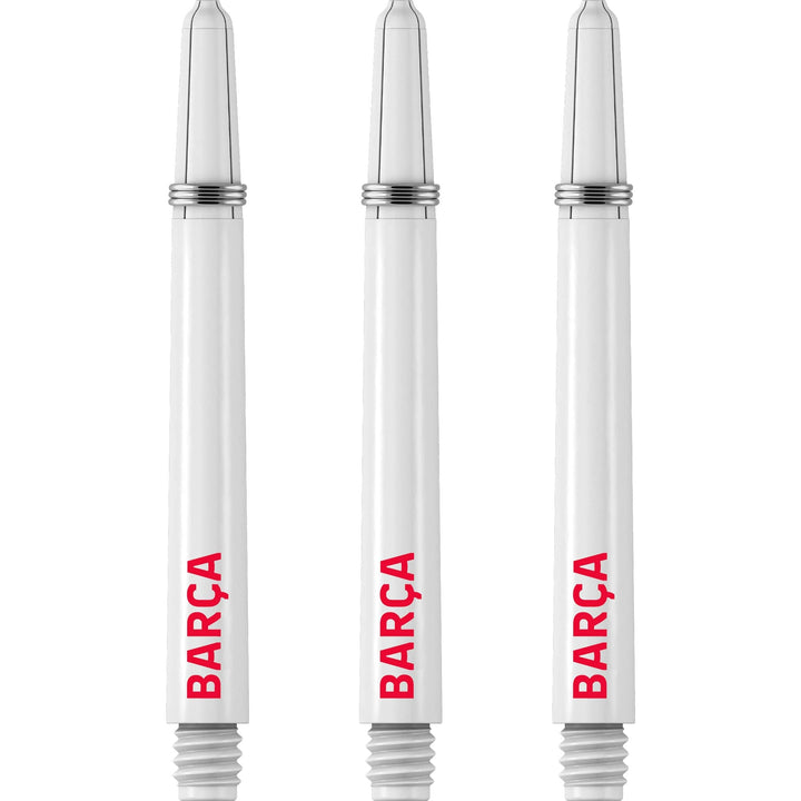 *FC Barcelona - Official Licensed BARÇA - Dart Shafts - Nylon - White Medium