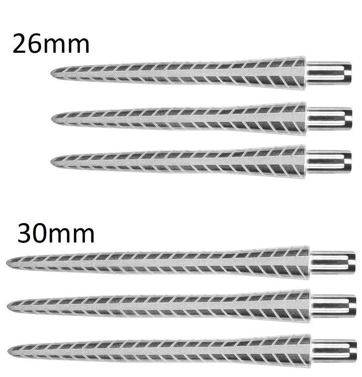 Target Fire Storm Quartz Cut Silver Replacement Dart Points