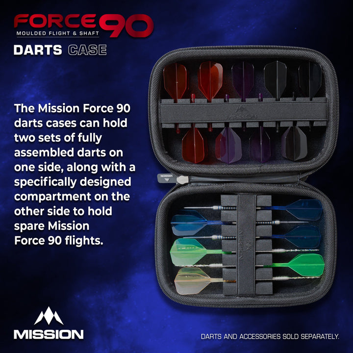Mission Force 90 Dart Case - EVA Moulded Wallet - Large