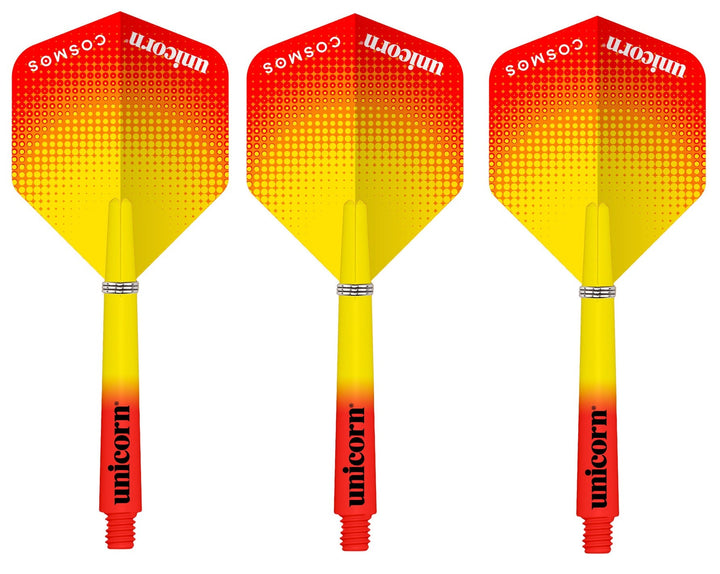 Unicorn Gripper 3 Cosmos Combo Kit Dart Flights With Medium Stems Pulsar