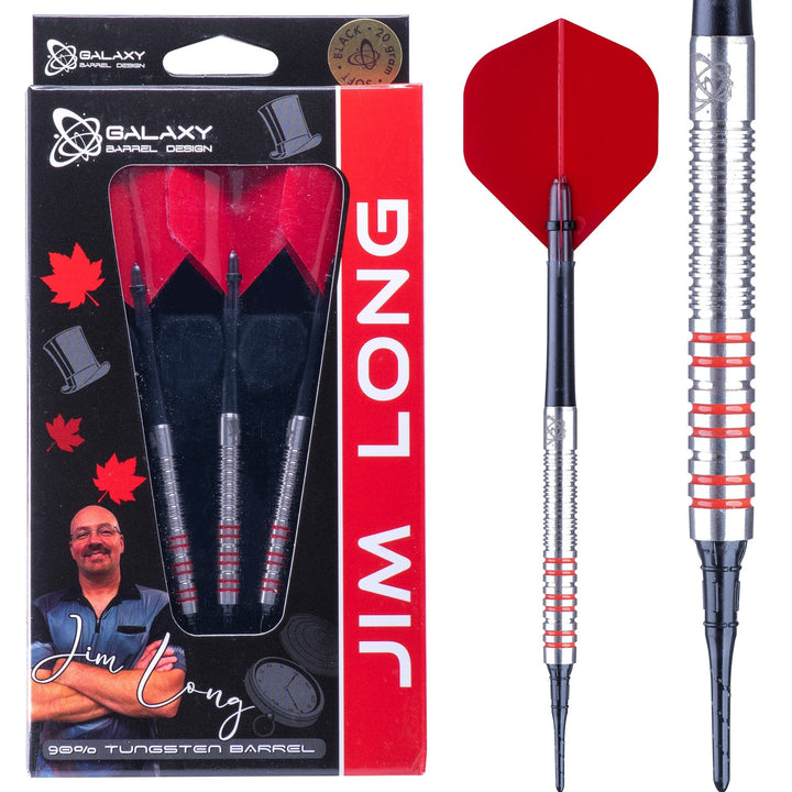 *Galaxy Jim Long Darts - Soft Tip - 90% Tungsten - The Gentleman - 20g