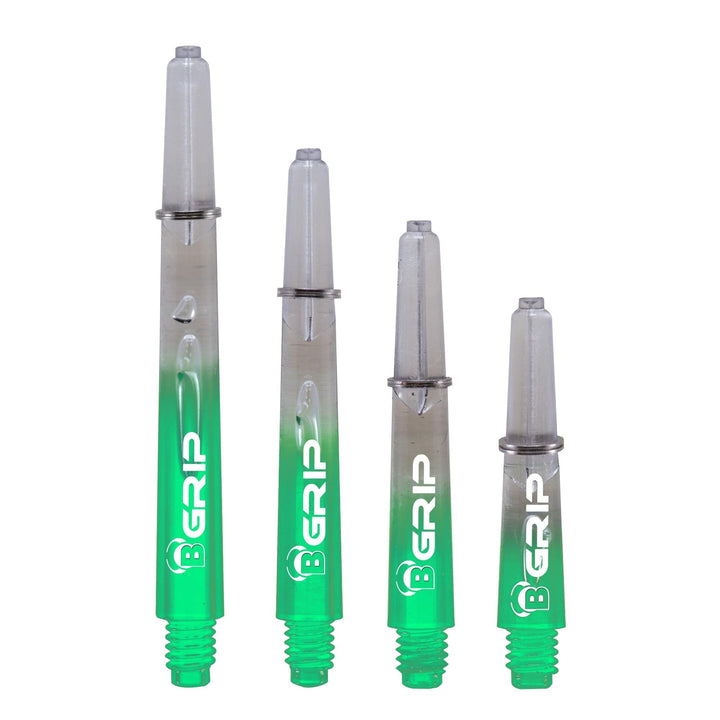 *BULL'S B-Grip TT Shaft - Polycarbonate - Clear & Green