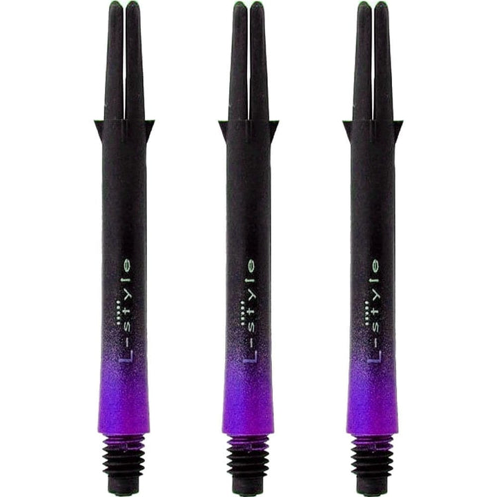 L-Style - L Shafts - Carbon Two Tone - Black and Purple - Short L Style 330 47mm Medium