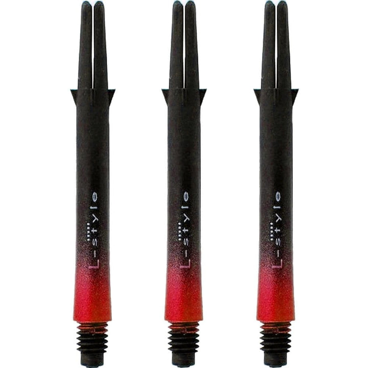 L-Style - L Shafts - Carbon Two Tone - Black and Red - Short L Style 330 47mm Medium