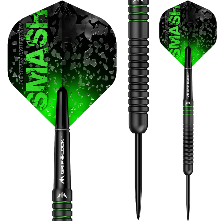 Mission Martin Lukeman Darts - Steel Tip -  90% - Smash - Black Titanium