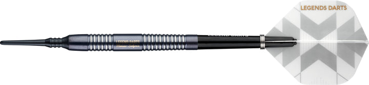 *Legend Darts - Soft Tip - The Gentle - Mensur Suljovic - Black - 18g