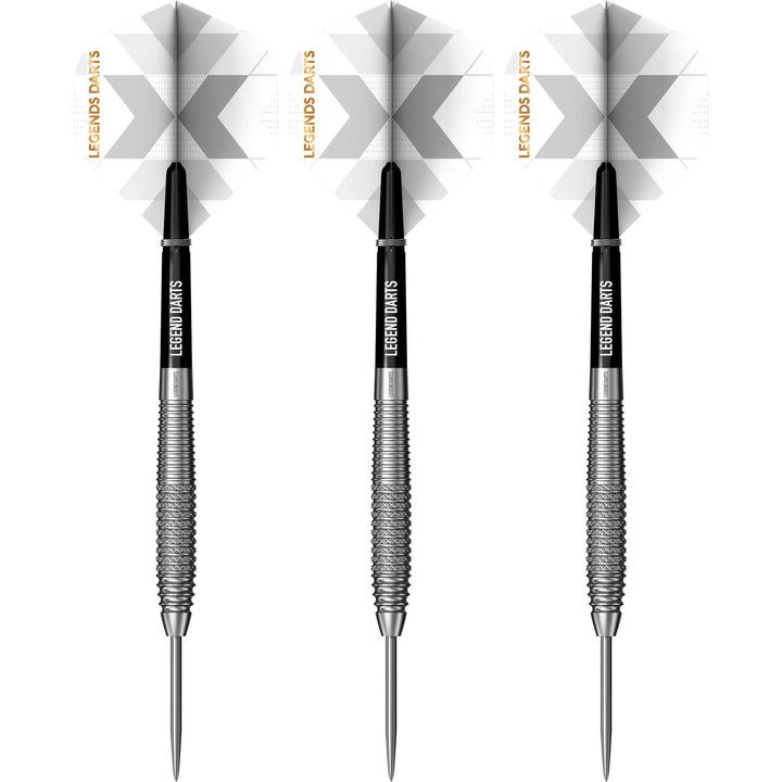*Legend Darts - Steel Tip - 90% Tungsten - Pro Series - V27 - Torpedo Centre Knurl