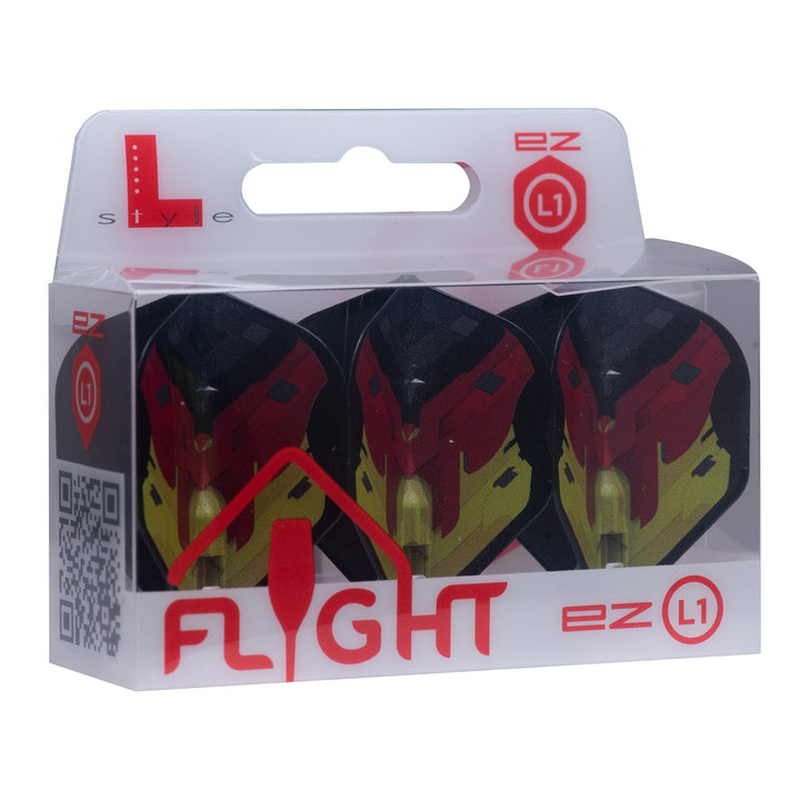 L-Style EZ L-Flights - Integrated Champagne Ring - L1EZ - V Series Type D - Germany - Clear White
