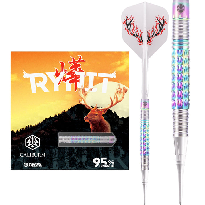 Caliburn Player Darts - Soft Tip - 95% Tungsten - Rynit