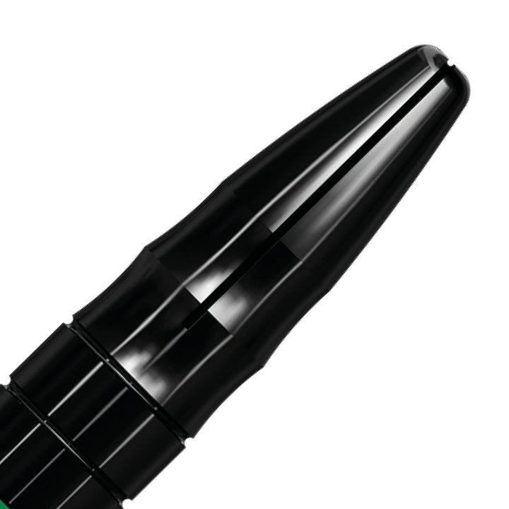 *Mission Sabre Shafts - Polycarbonate Dart Stems - Green - Black Top
