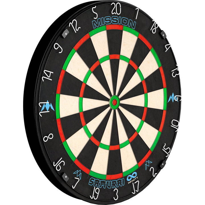 *Mission Samurai Infinity Dartboard - Professional Board - Black Ring