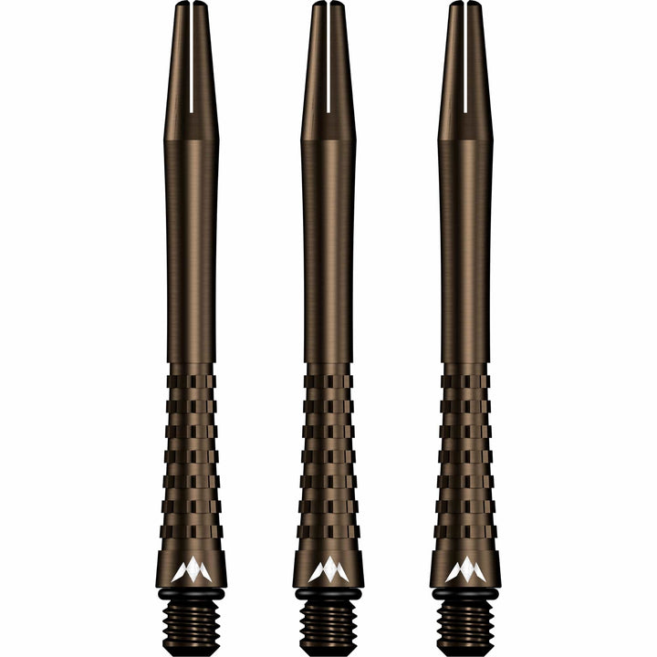 Mission Atom13 Aluminium Shafts - Anodised Metal Stems - Bronze