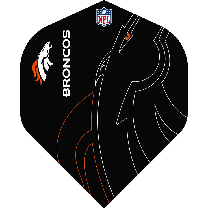 *NFL - Dart Flights - Official Licensed - No2 - Std - Denver Broncos