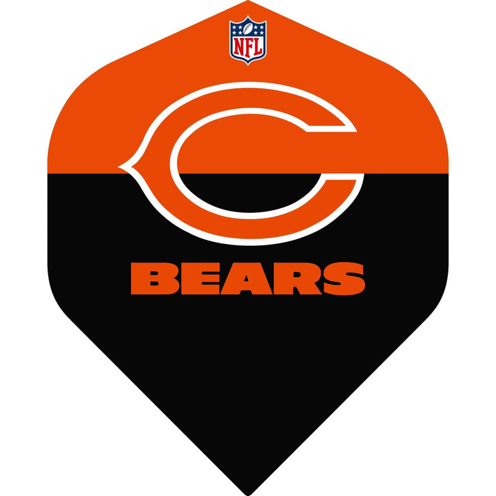 *NFL - Dart Flights - Official Licensed - No2 - Std - Chicago Bears