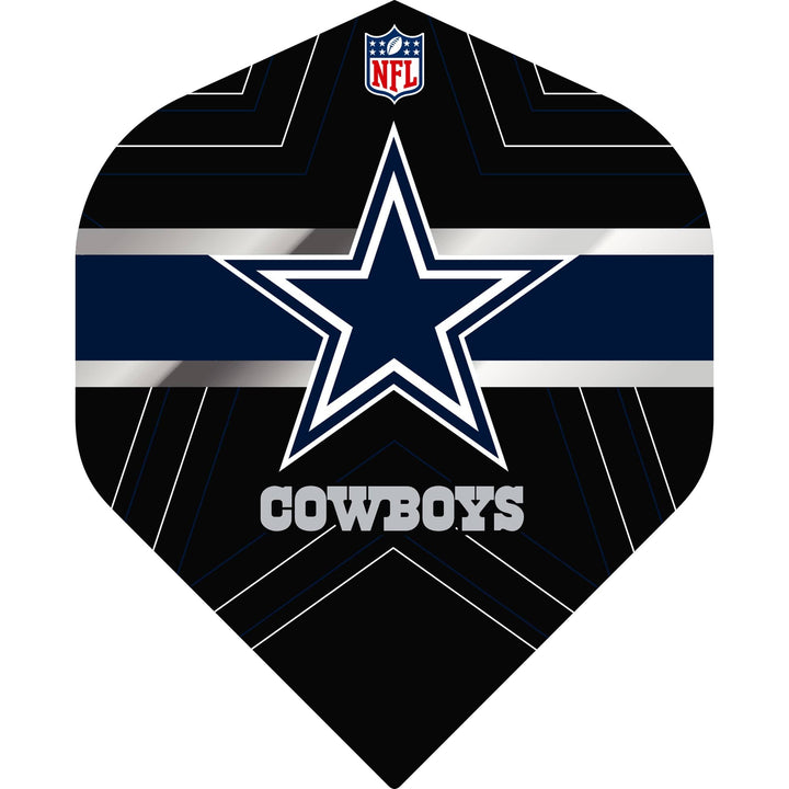 *NFL - Dart Flights - Official Licensed - No2 - Std - Dallas Cowboys