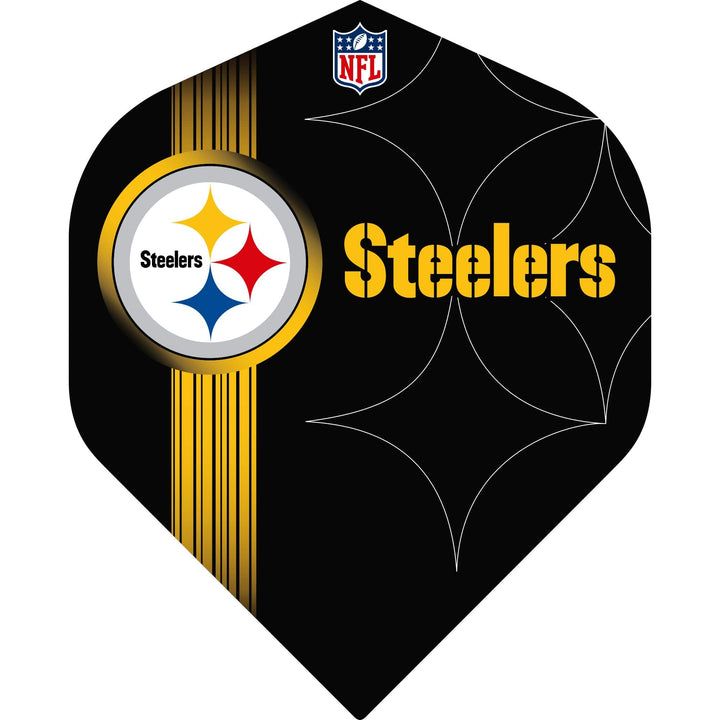 *NFL - Dart Flights - Official Licensed - No2 - Std - Pittsburgh Steelers