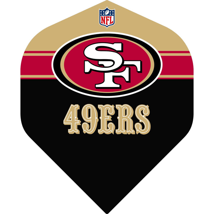 *NFL - Dart Flights - Official Licensed - No2 - Std - San Francisco 49ers