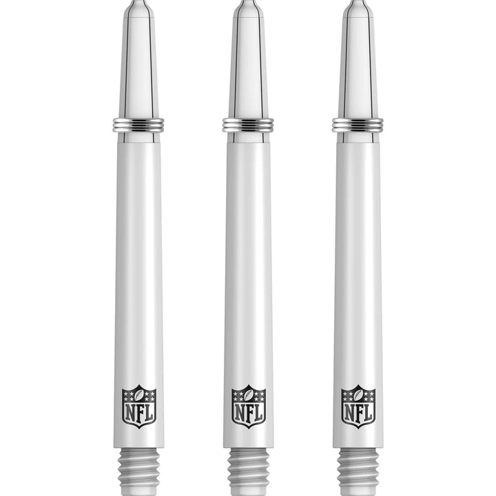 *NFL - Nylon Shafts - Dart Stems with Springs - NFL Logo - White