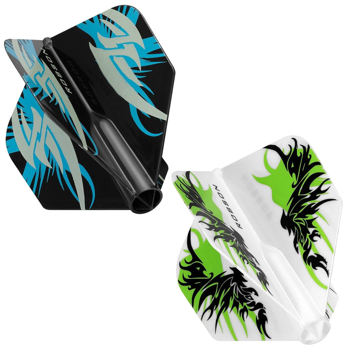 *Robson Plus Dart Flights - for all shafts - Std No2 - Finn