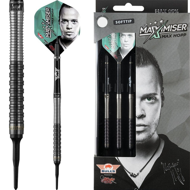*Bulls Max Hopp Darts - Soft Tip Tungsten - Maximiser 95