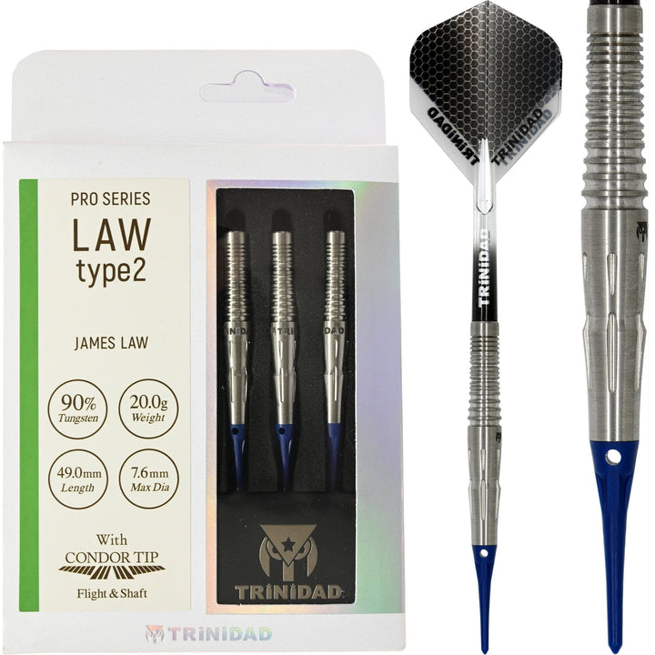 *Trinidad Pro - Soft Tip Darts - James Law - Law Type2 - 22g-D9577