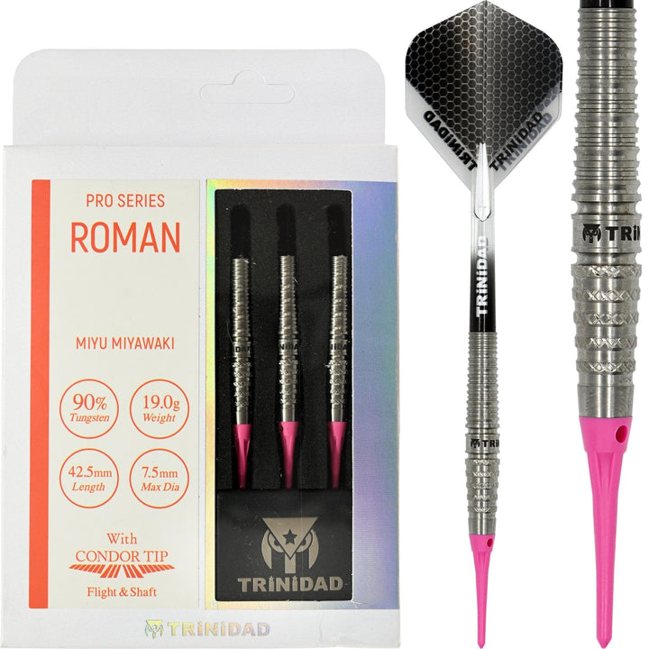 *Trinidad Pro - Soft Tip Darts - Miyu Miyawaki - Roman - 21g-D9579 21g