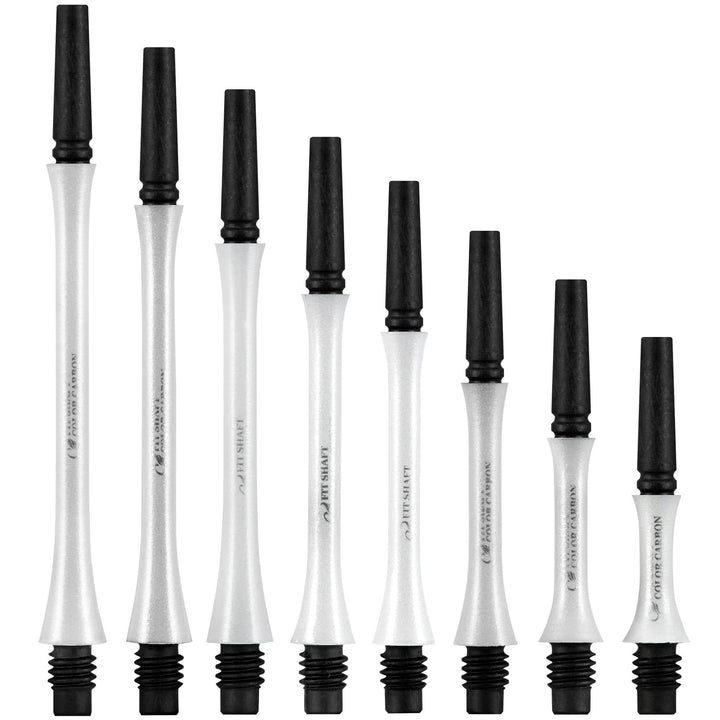 *Cosmo Fit Shaft Carbon - Locked - Slim - Pearl White - Pack 4 Cosmo Size 1 - 13mm