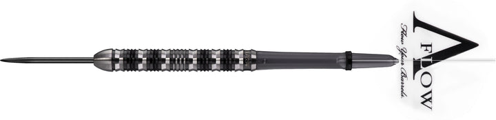 Dynasty Darts - Crystal Line - A Flow - Steel Tip - OHM - Black & Silver - 22g
