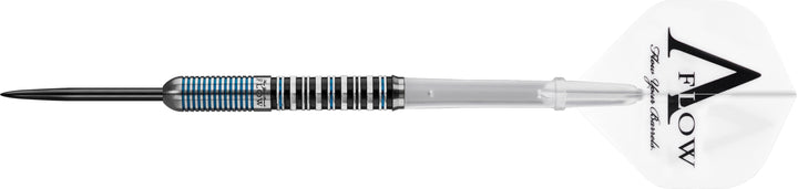 Dynasty Darts - Crystal Line - A Flow - Steel Tip - Decagon - Black & Blue - 21g