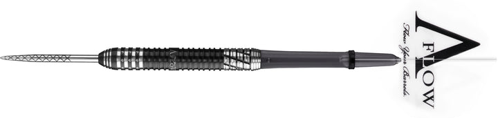 Dynasty Darts - Black Line - Steel Tip - Randy Van Deursen - Big Dog 2 - Black & Silver - 23g