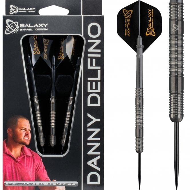 *Galaxy Danny Delfino Darts - Steel Tip - Del - Black - 22g
