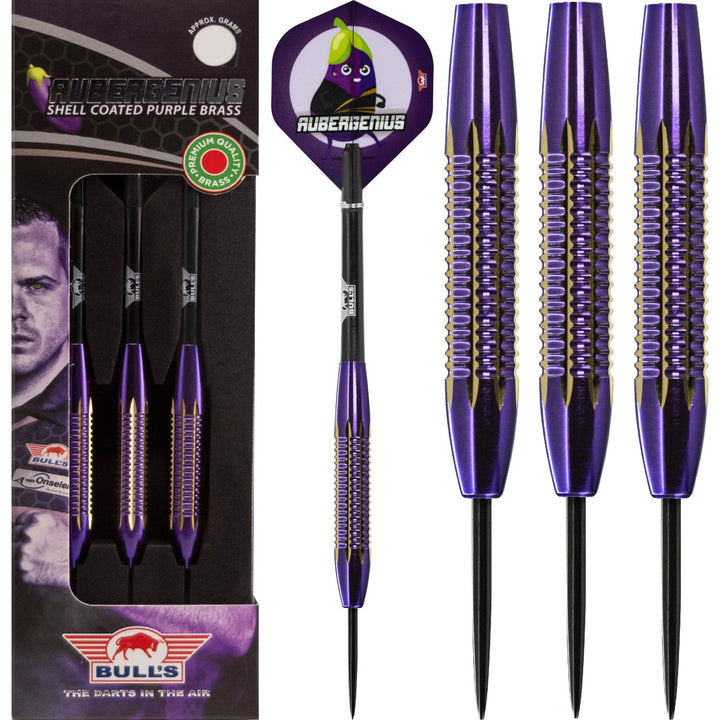 Bulls Dirk van Duijvenbode Darts - Steel Tip - Aubergenius Brass - 21g