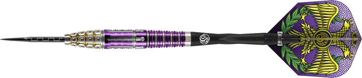 Shot Roman Empire Caesar Darts - Steel Tip - Purple & Gold