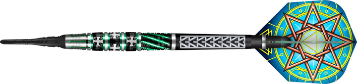 *Shot Celt Druid Darts - Soft Tip - Black & Green