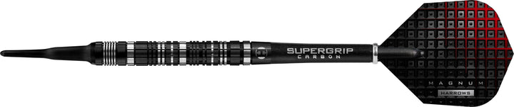 *Harrows Magnum Reloaded Darts - Soft Tip - Black & Silver